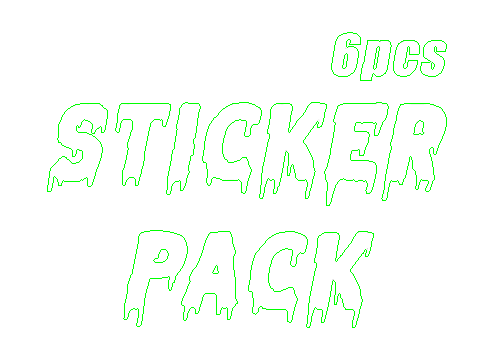 Sticker Pack 6pcs